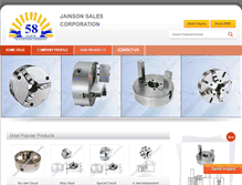 Tablet Screenshot of jainsonchucks.com